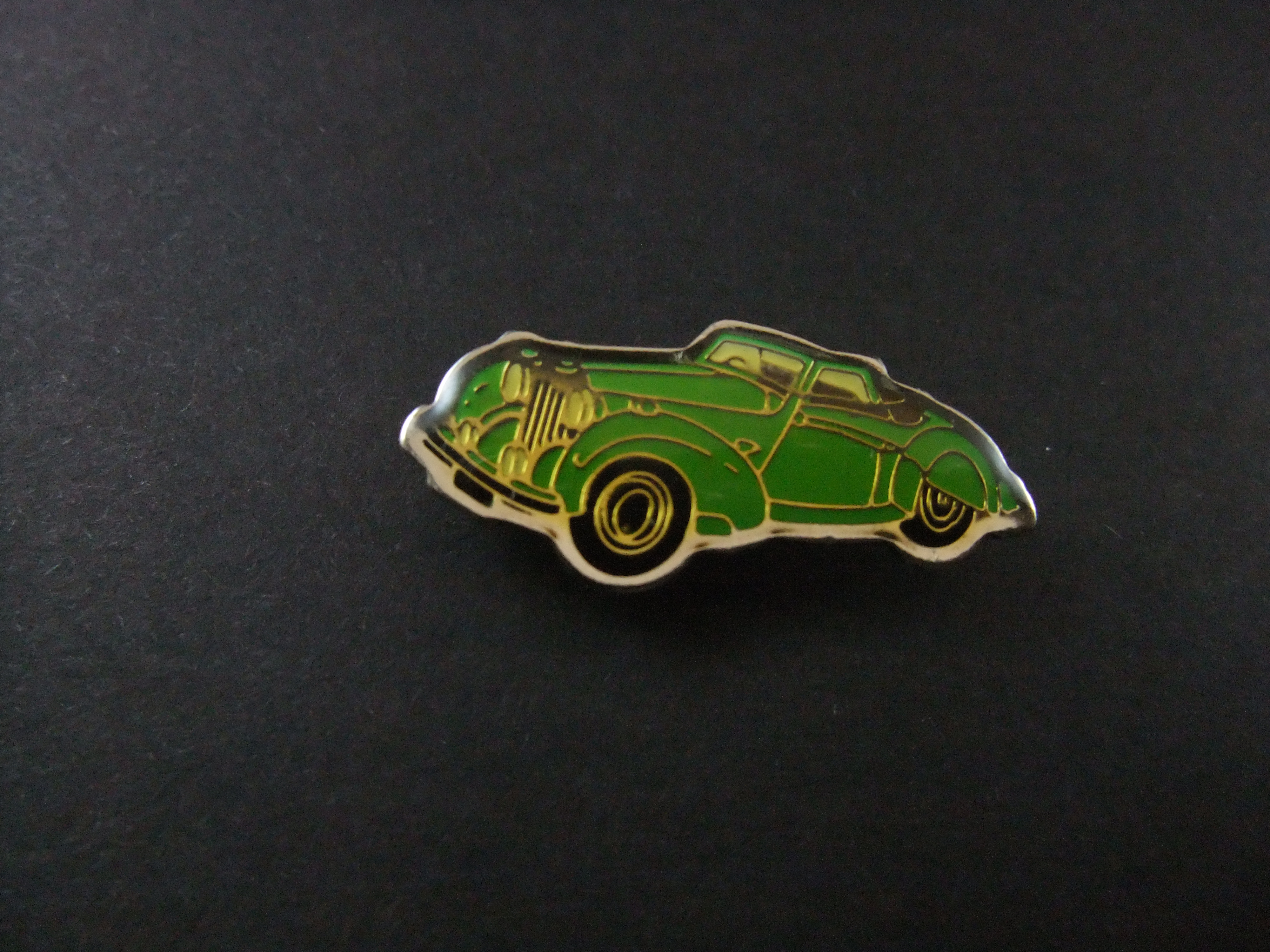 Lagonda V12 luxe auto 1937 groen